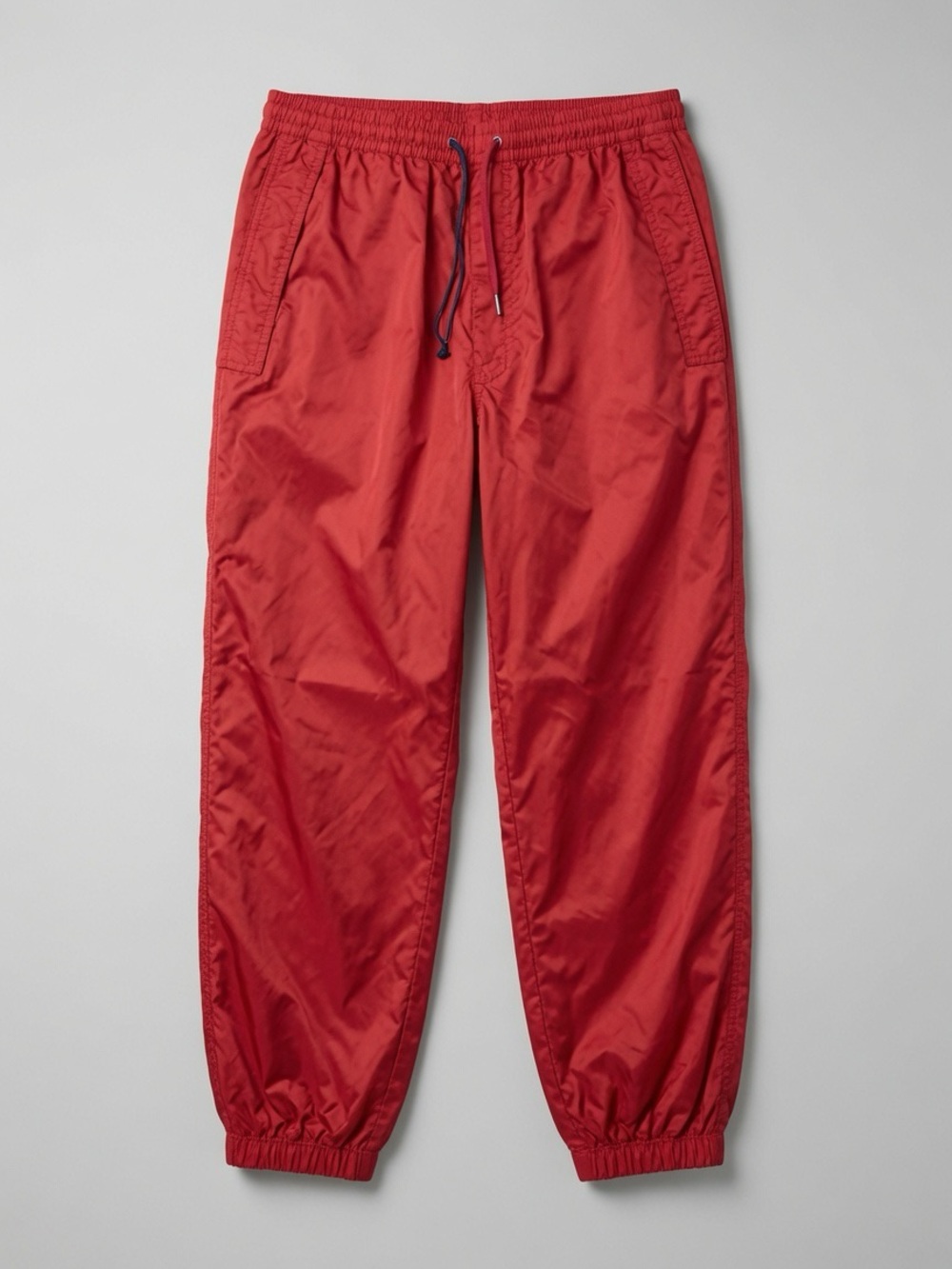Prada Men's Red Elastic-Waist Jogger Pants
